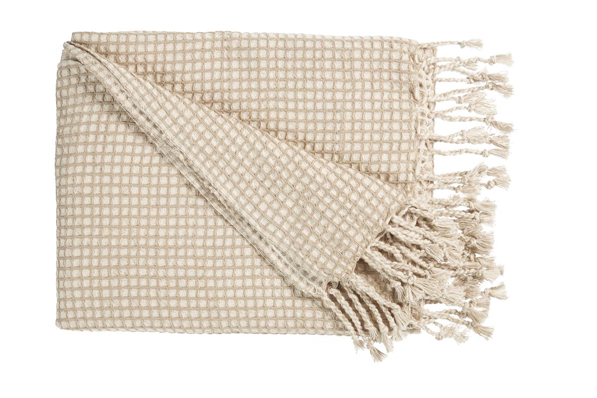 KAAT Amsterdam Finley Sand Plaid | Swiss Sense product afbeelding
