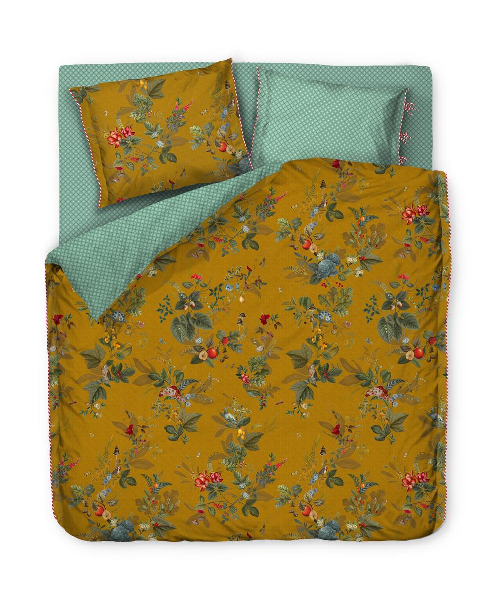 Pip Studio Fall in Leaf Dekbedovertrek Yellow product afbeelding