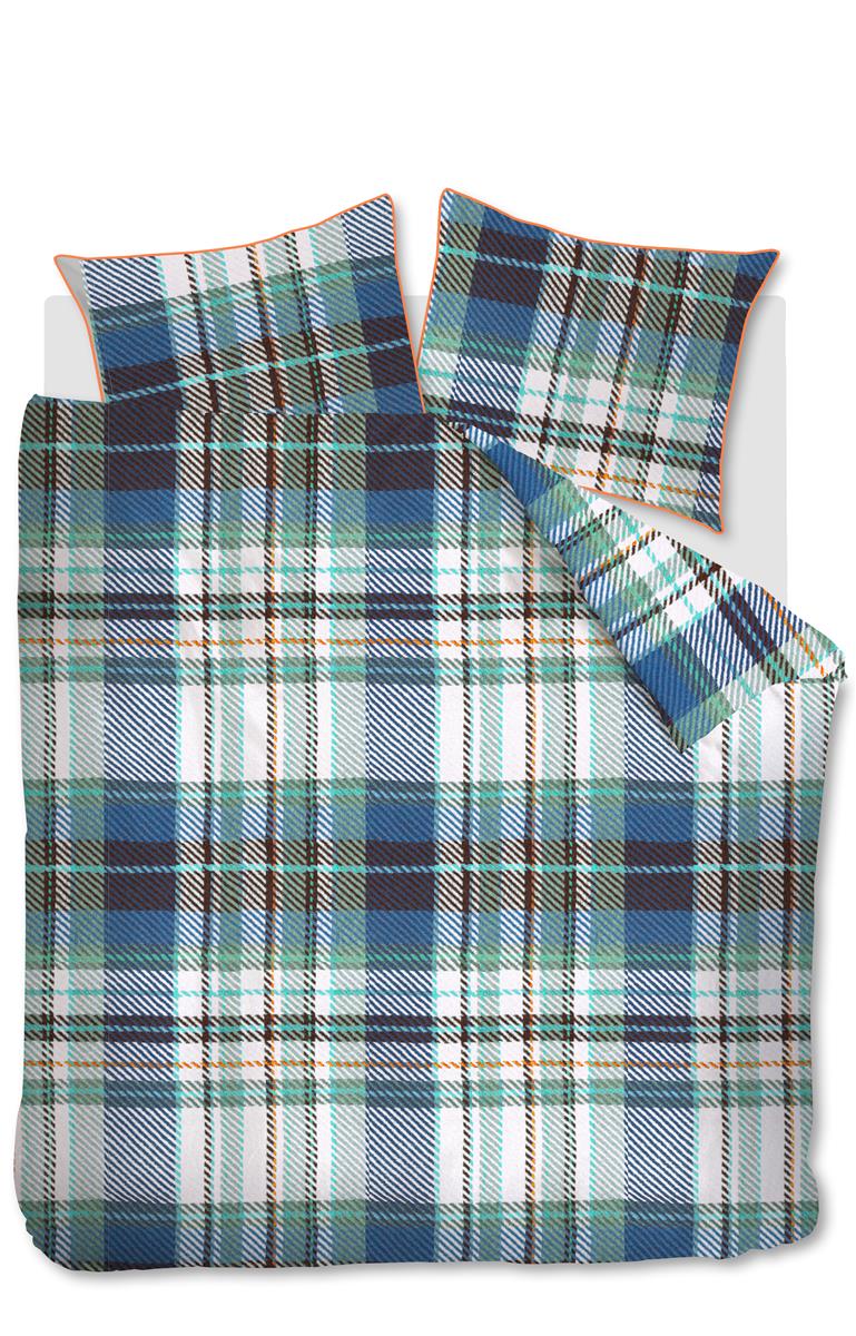 Oilily Double Check Dekbedovertrek Blue | Swiss Sense product afbeelding