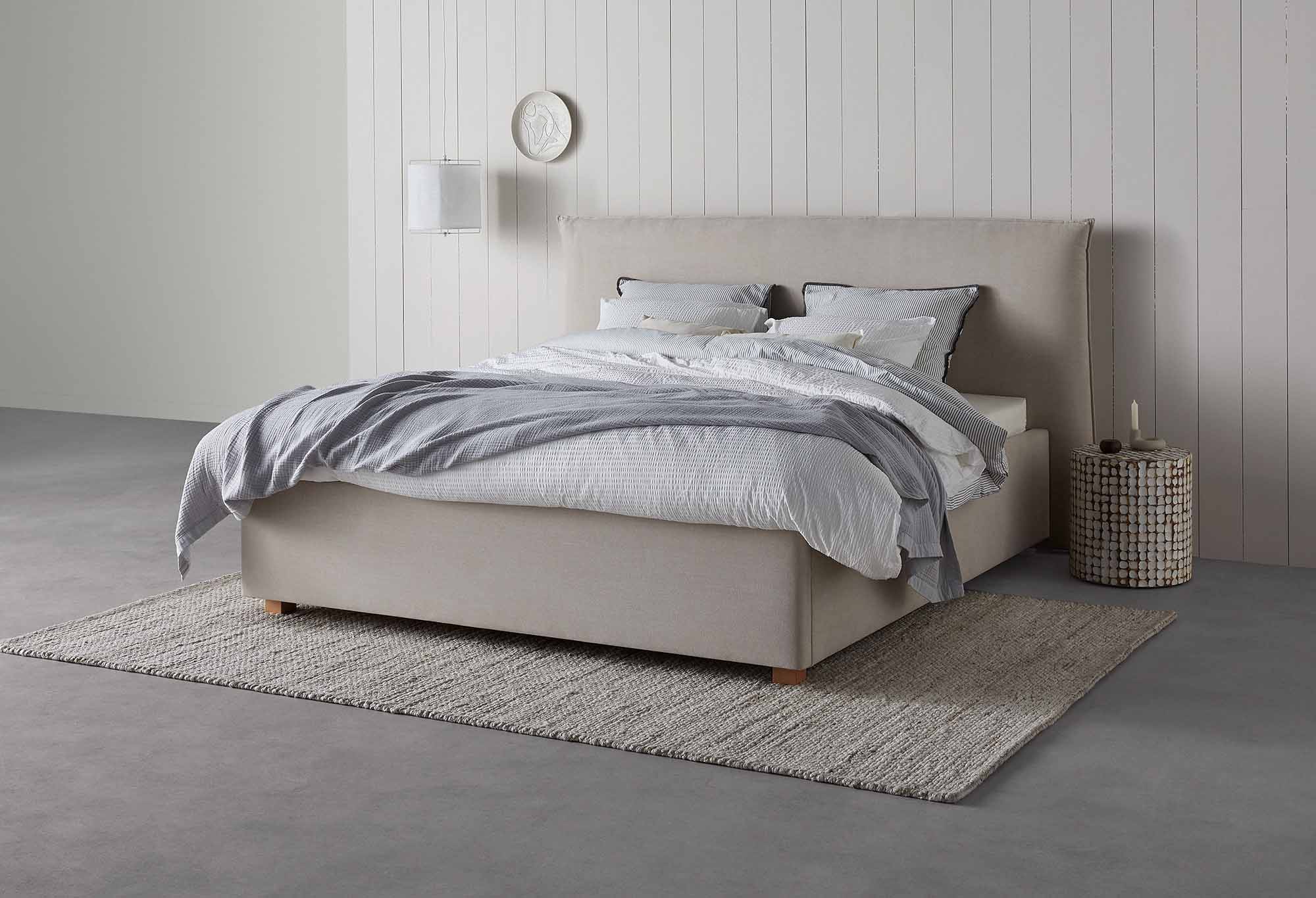 Gestoffeerd Bedframe Capella Celia - Op voorraad | Swiss Sense product afbeelding