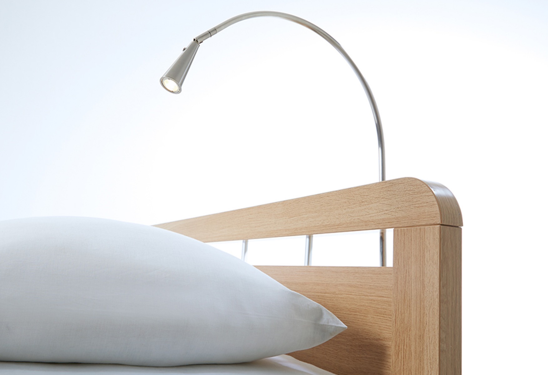 Bedlamp Solid Mat Chrome | Swiss Sense product afbeelding