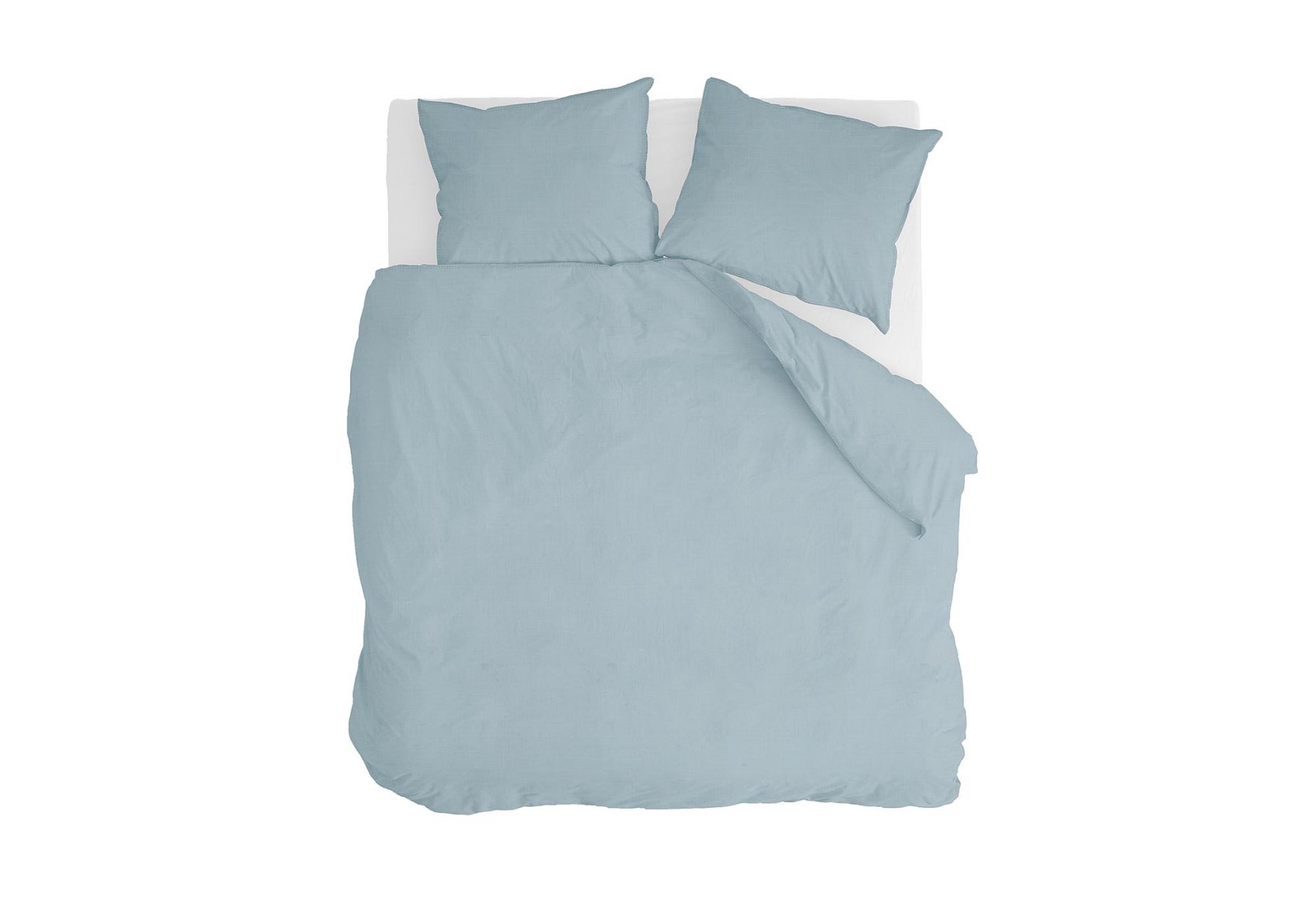 Walra Vintage Cotton Dekbedovertrek Jeans Blue product afbeelding