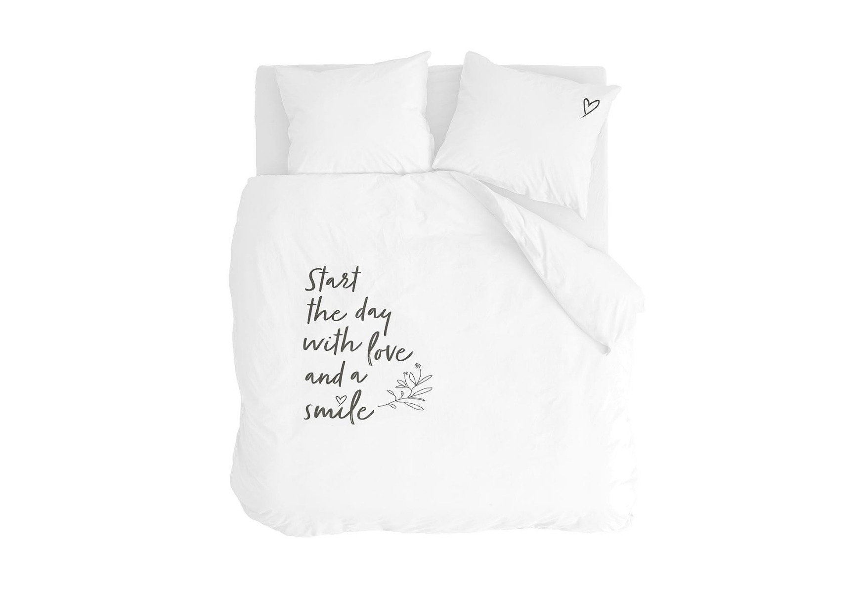 Walra Smile with Love Dekbedovertrek White product afbeelding