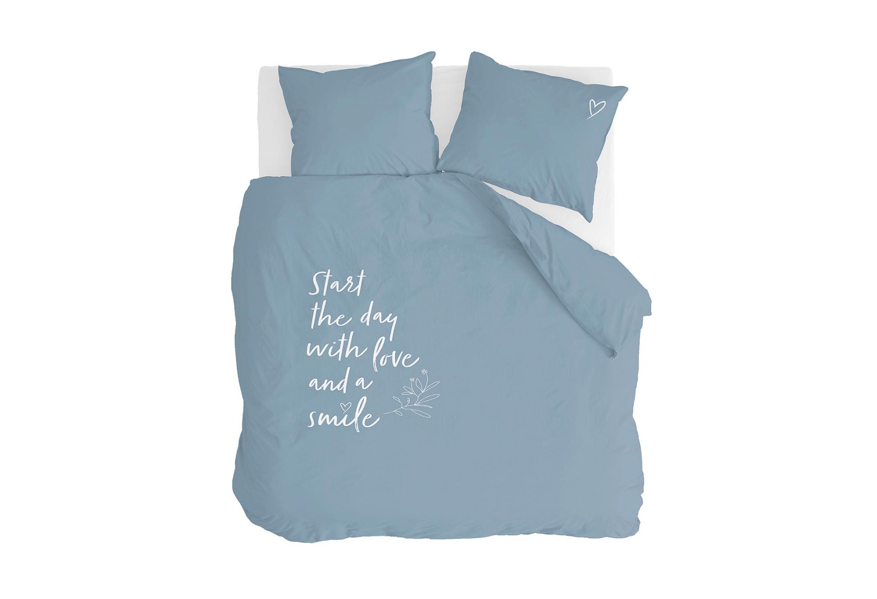 Walra Smile with Love Dekbedovertrek Jeans Blue product afbeelding
