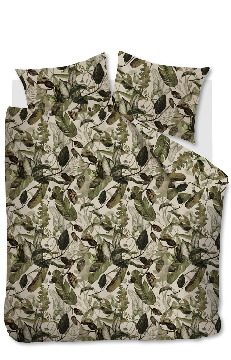 At Home by Beddinghouse All Leaves Dekbedovertrek Green product afbeelding
