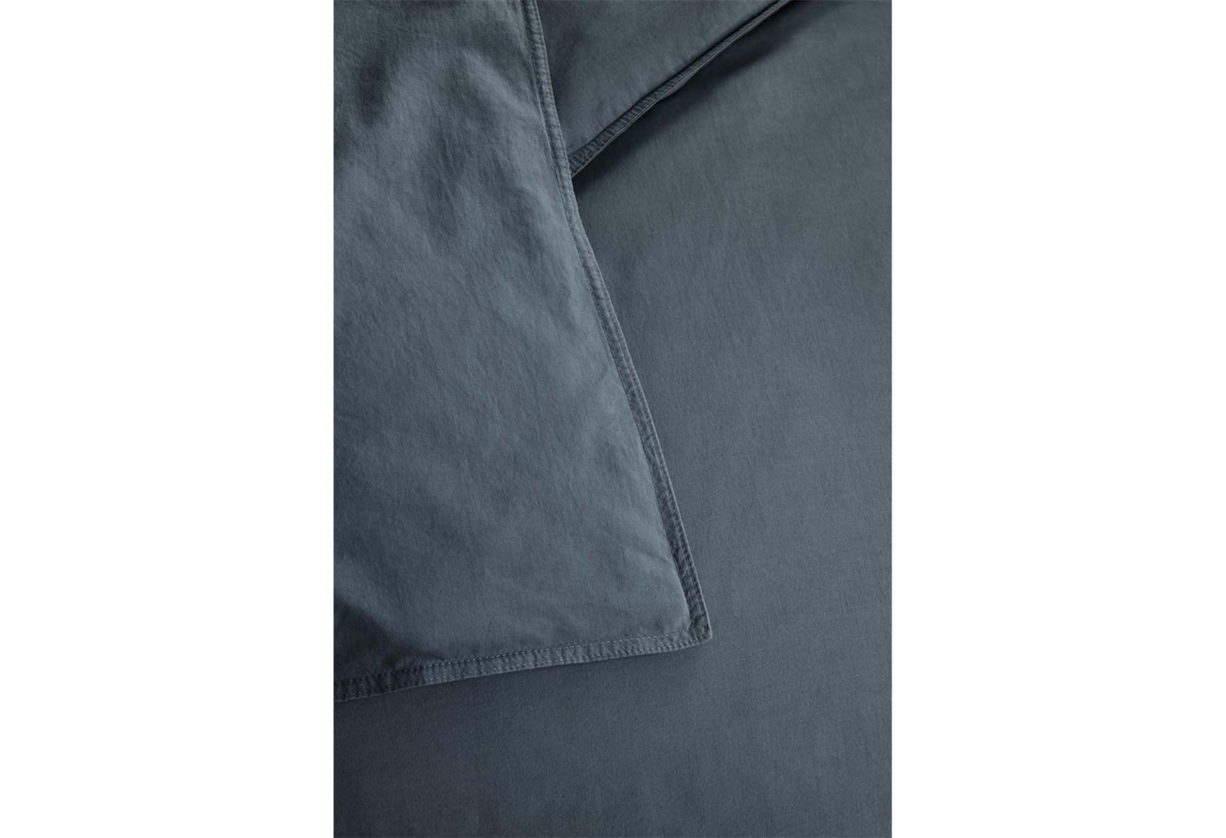 Beddinghouse Basic Gots Dekbedovertrek Anthracite | Swiss Sense