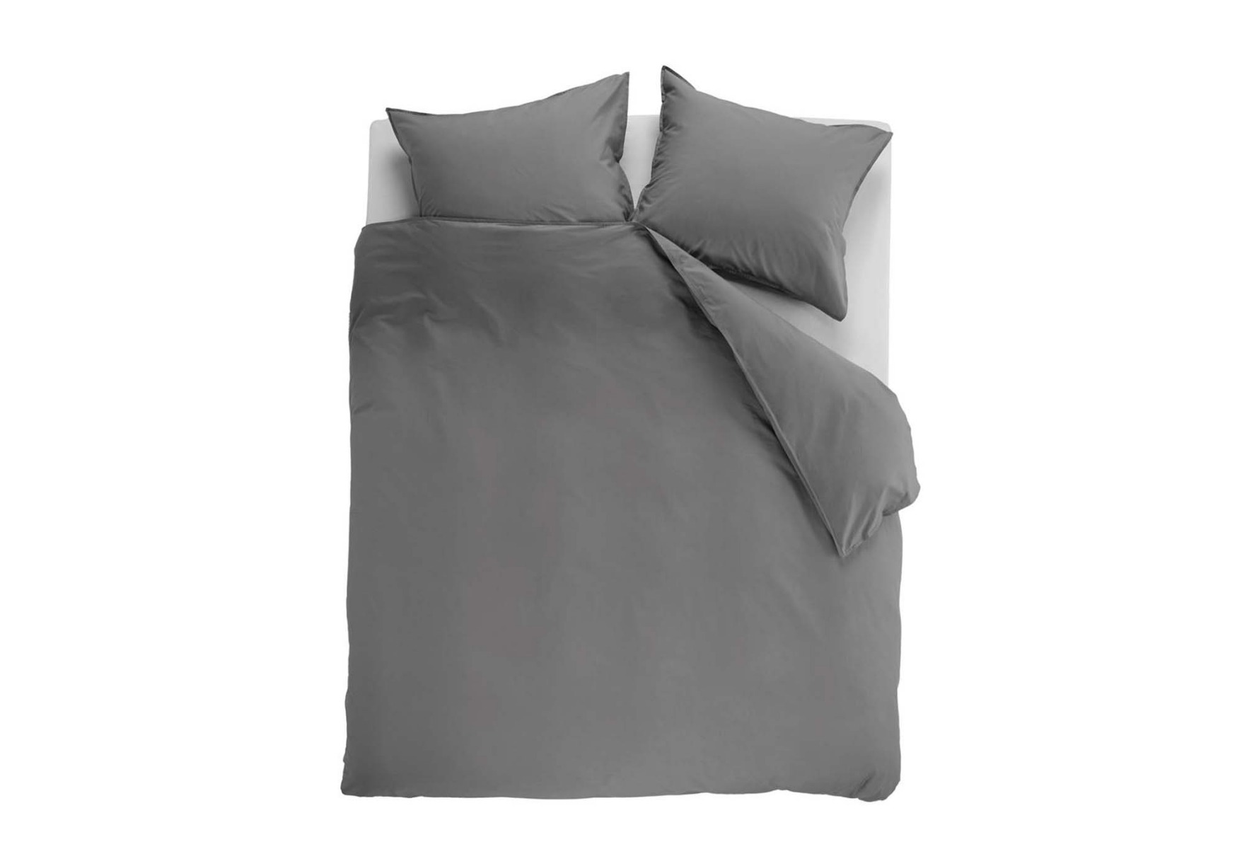Beddinghouse Basic Gots Dekbedovertrek Grey | Swiss Sense product afbeelding