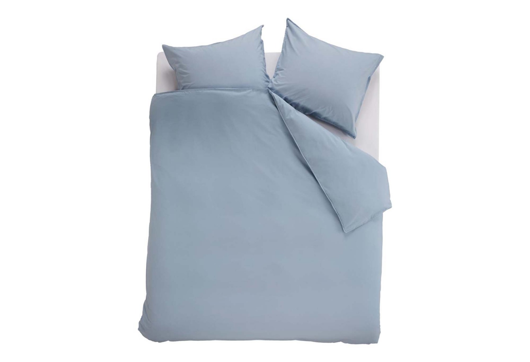 Beddinghouse Basic Gots Dekbedovertrek Blue | Swiss Sense product afbeelding