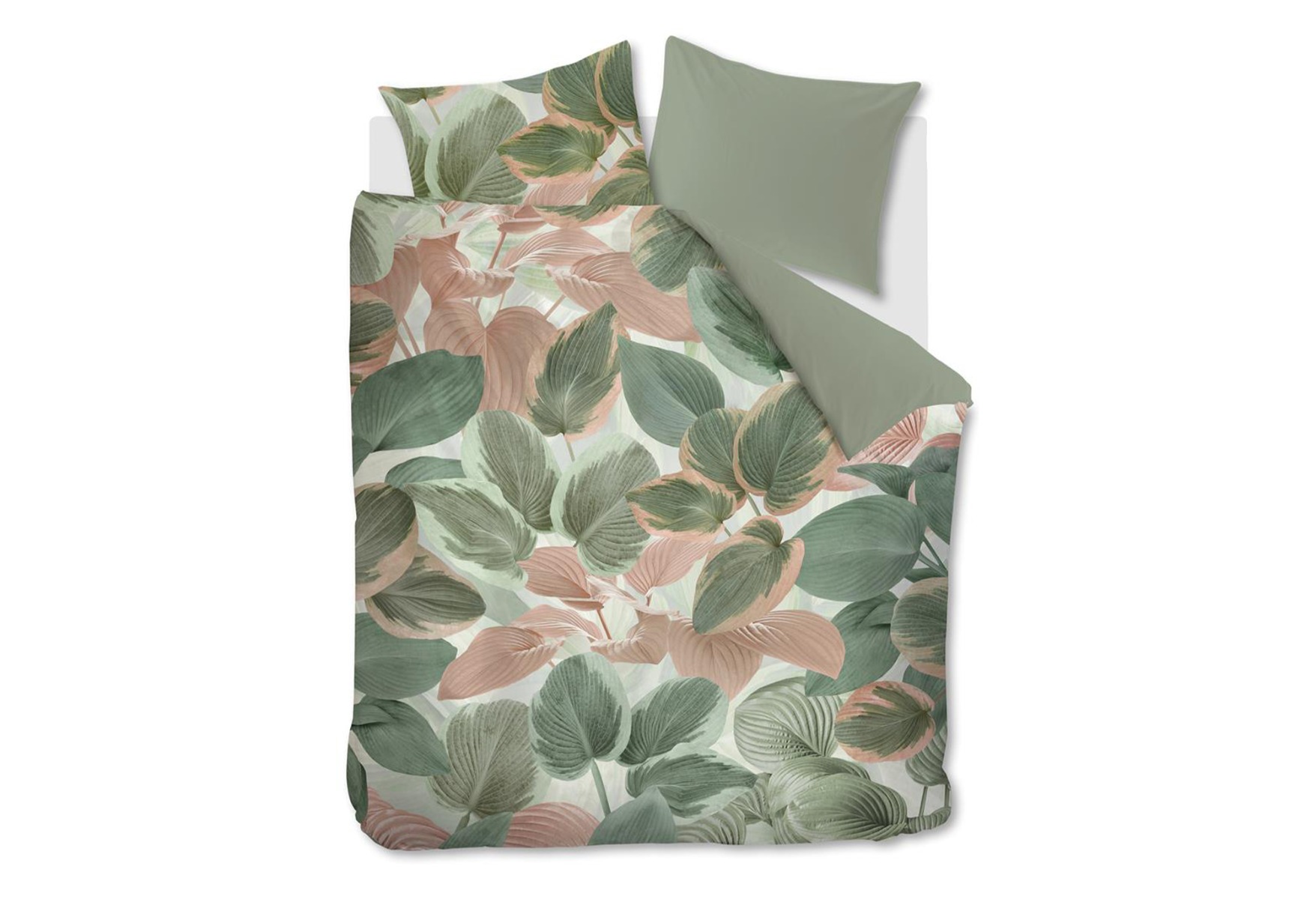 Beddinghouse Hosta Dekbedovertrek Green product afbeelding