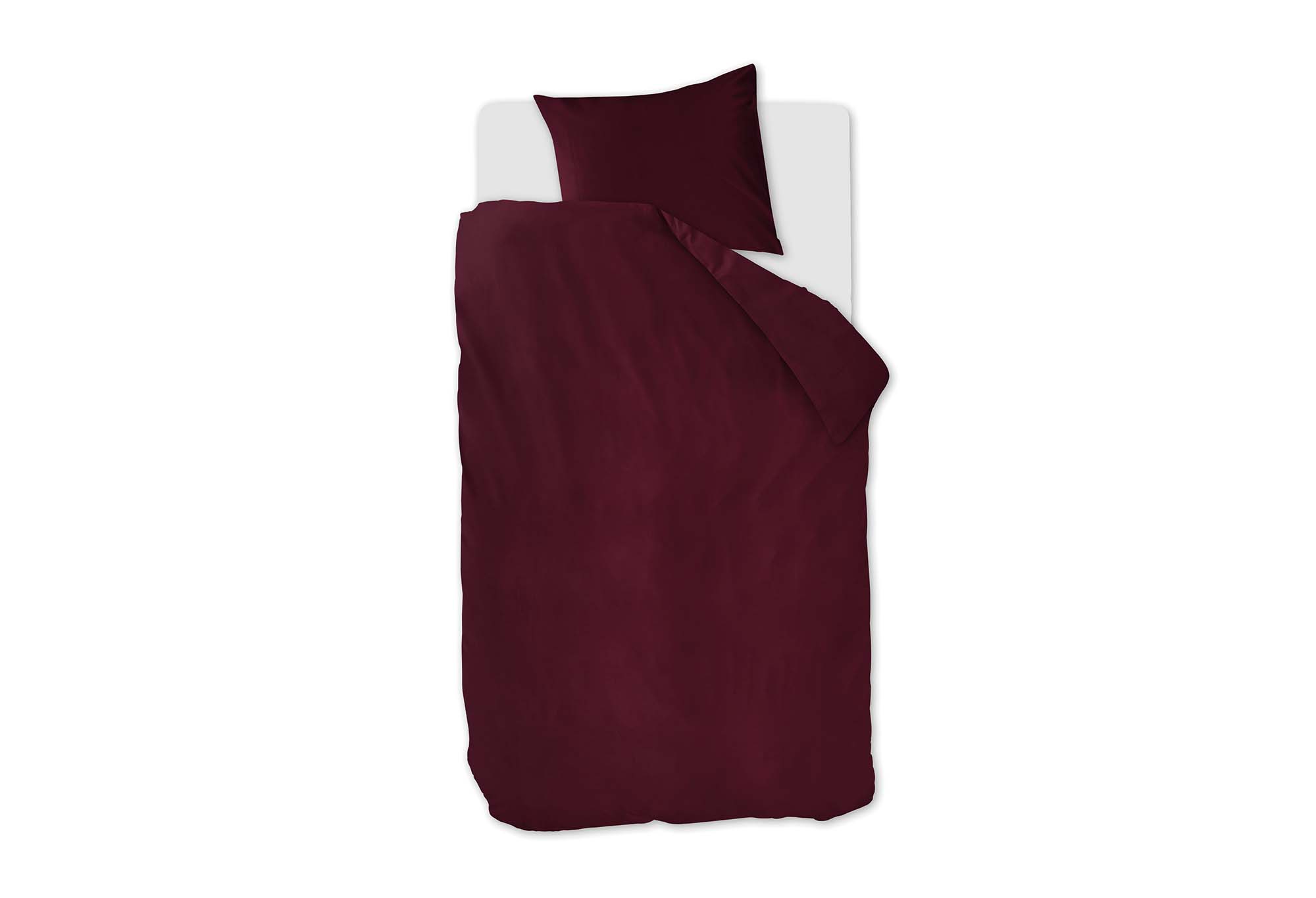 Beddinghouse Care Conscious Dekbedovertrek Dark Red | Swiss Sense product afbeelding