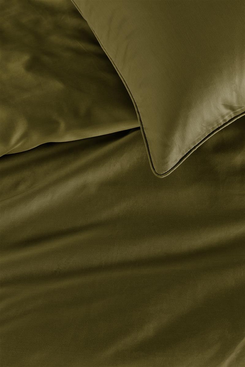 Beddinghouse Care Conscious Dekbedovertrek Olive Green | Swiss Sense