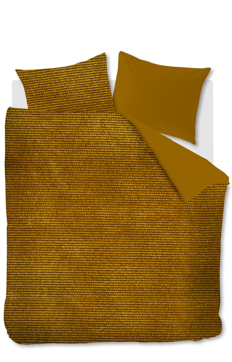 At Home by Beddinghouse Cosy Corduroy Dekbedovertrek Ochre | Swiss Sense product afbeelding