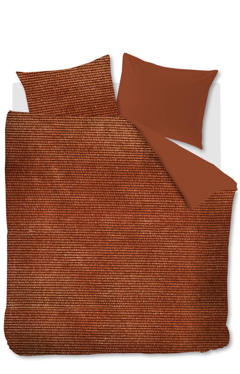 At Home by Beddinghouse Cosy Corduroy Dekbedovertrek Terra | Swiss Sense product afbeelding