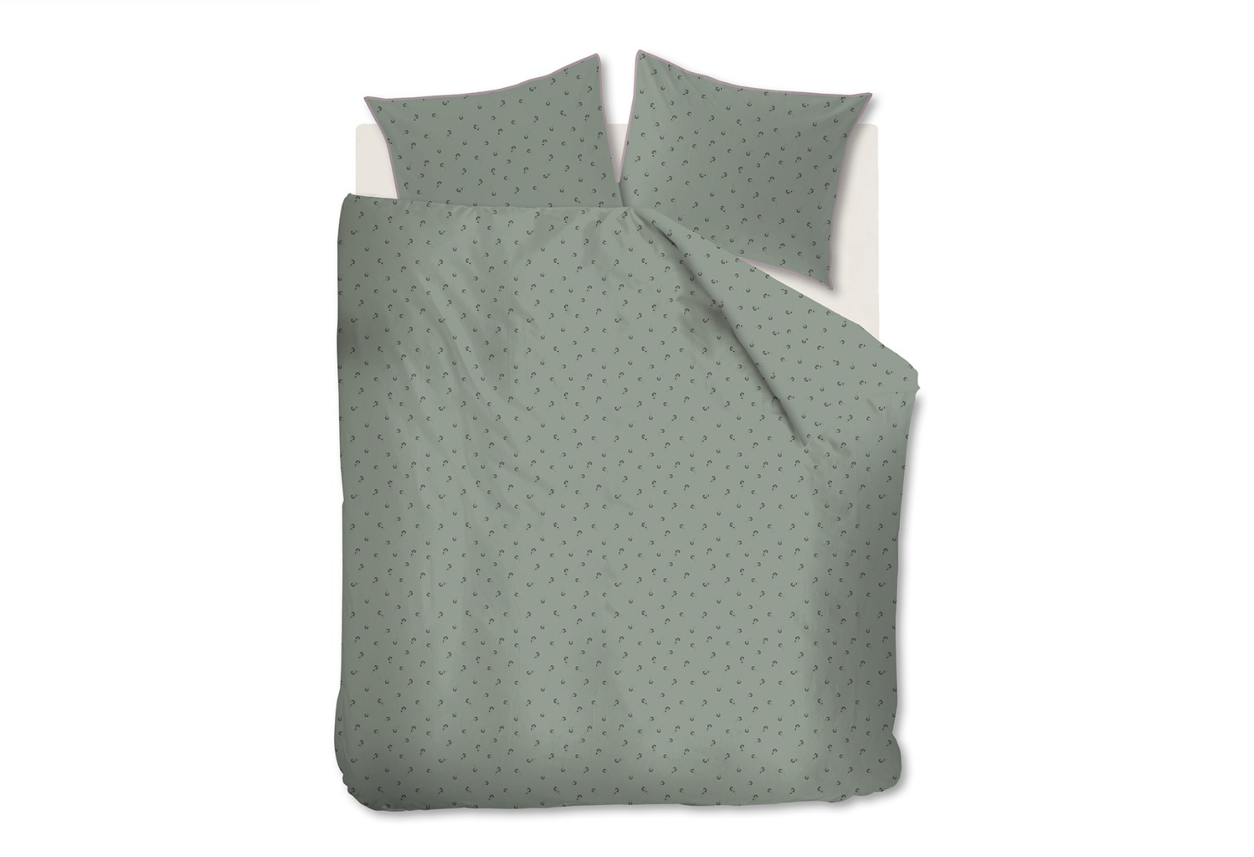 vtwonen Covered with Flowers Dekbedovertrek Dark Green product afbeelding