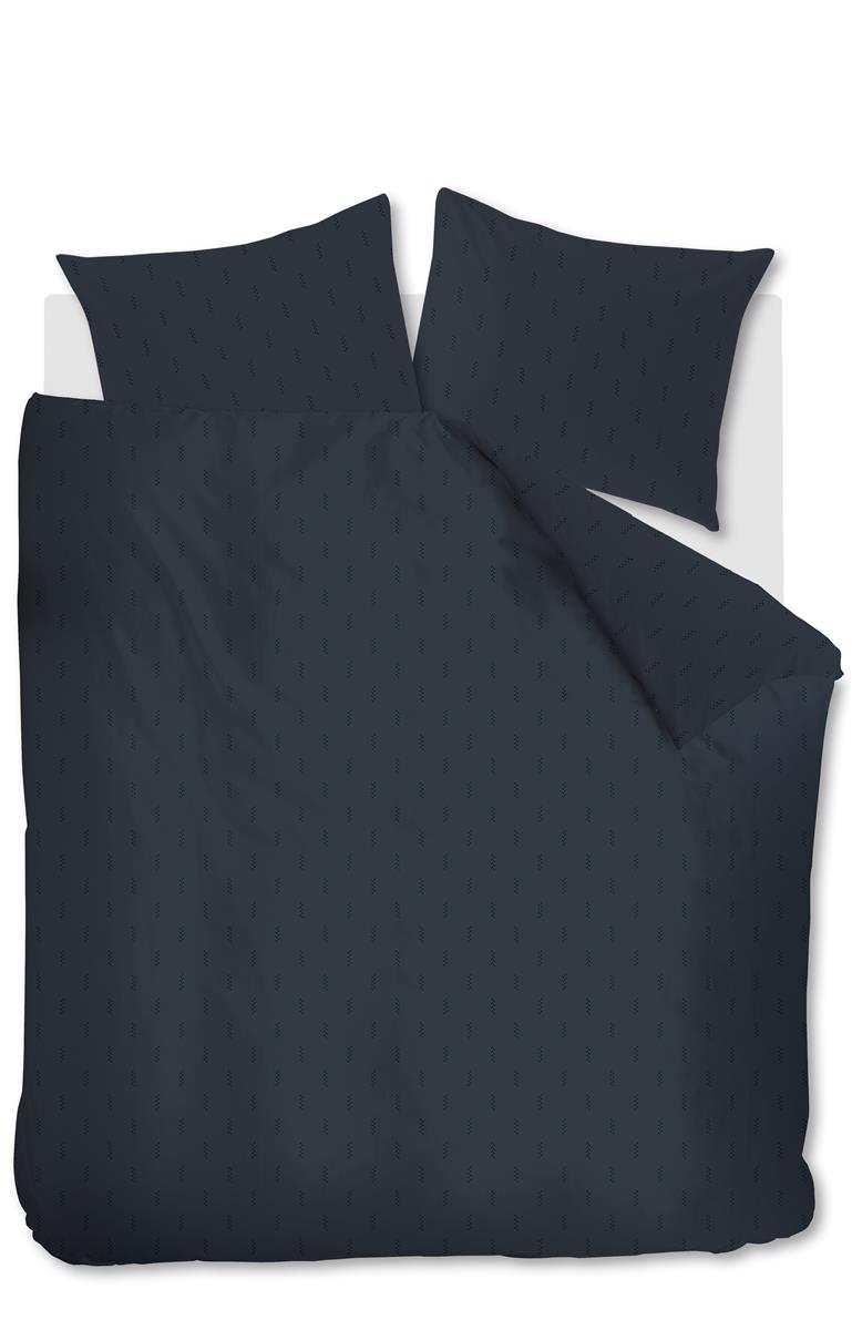vtwonen Crops Dekbedovertrek Dark Blue | Swiss Sense product afbeelding