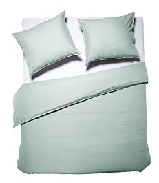 DE BESTE DIXXIUS CASUAL DEKBEDOVERTREK IN MINT GROEN