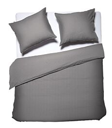 DE BESTE DIXXIUS NATURAL DEKBEDOVERTREK ANTHRACITE