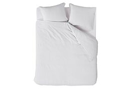 - DE BESTE BEDDINGHOUSE WAVE DEKBEDOVERTREK WHITE