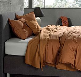 - DE BESTE ZO!Home Satinado Dekbedovertrek Cognac Brown - Review en Gids