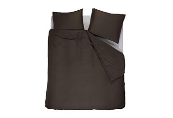 vtwonen Earth Dekbedovertrek Dark Brown