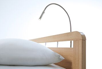 Bedlamp Stripe Mat Chrome