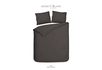 Heckett & Lane Punto Dekbedovertrek Classic Antracite