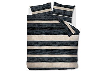 vtwonen Painted Stripe Dekbedovertrek Black 