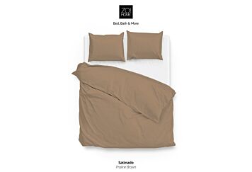 Zo!Home Satinado Dekbedovertrek Praline Brown