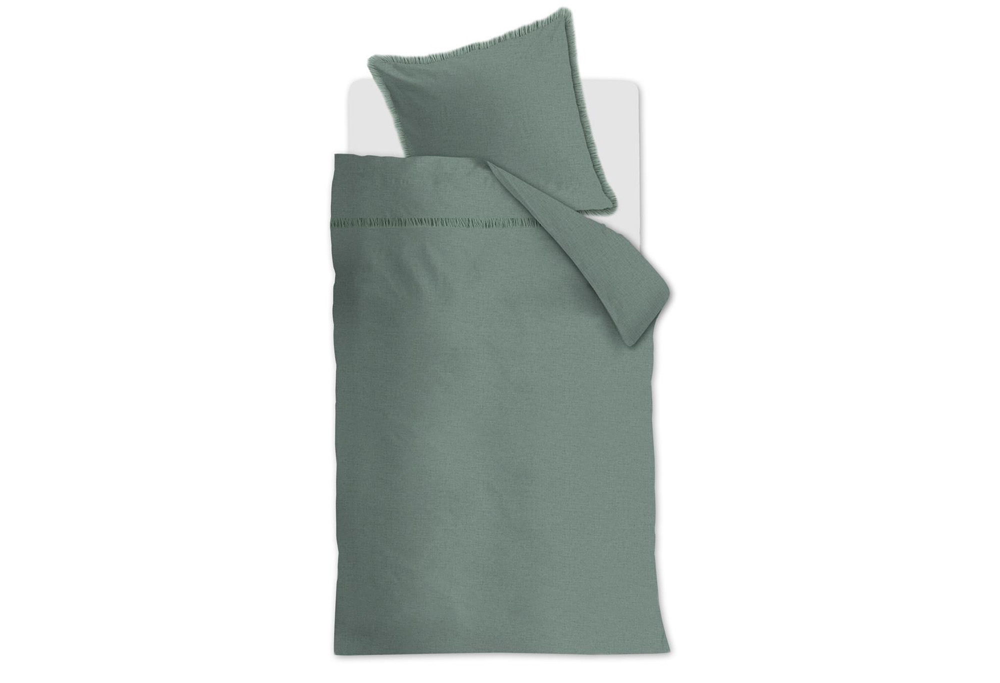 Riviera Maison Desire Dekbedovertrek Green | Swiss Sense