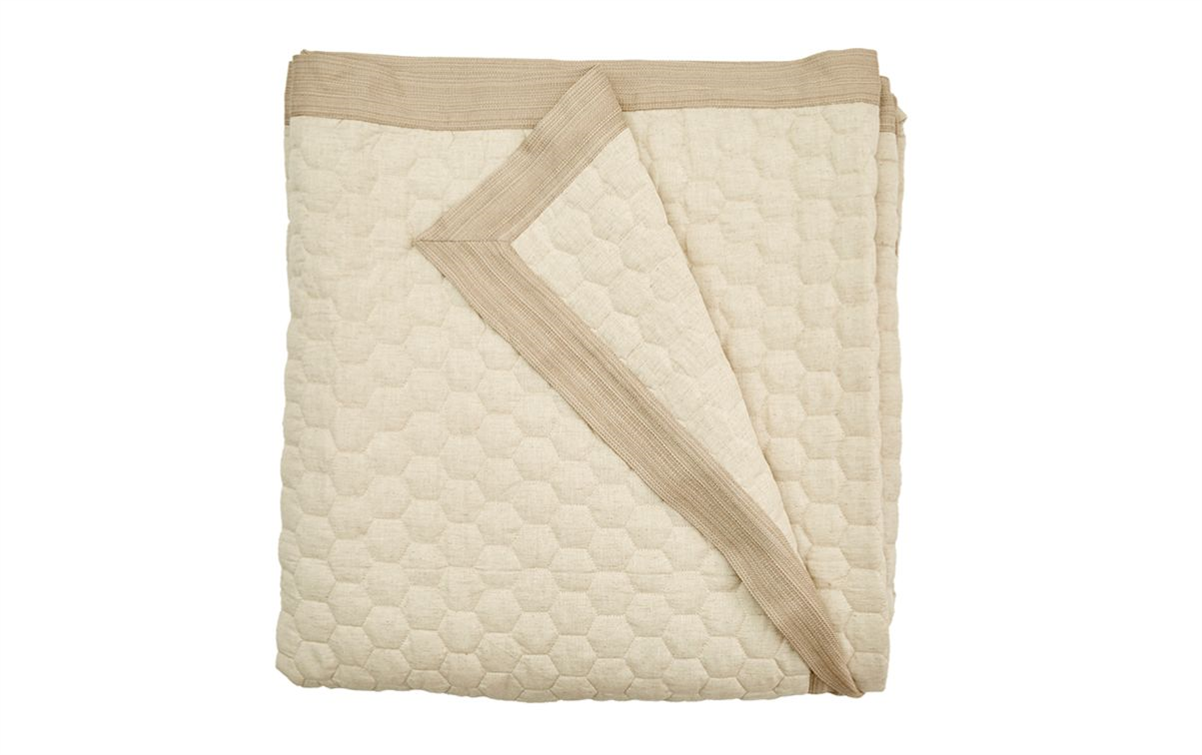Diks Natural Grid 260x260 Plaid | Swiss Sense product afbeelding