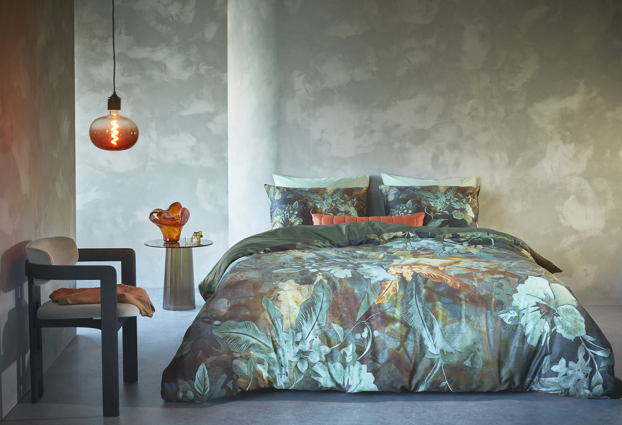 Kardol Verstraten Kardol by Beddinghouse Floral Embrace Dekbedovertrek Blauw Groen 260x200/220 cm
