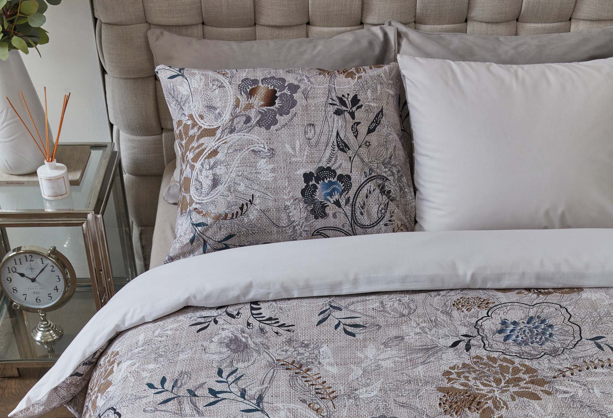 Rivièra Maison Floral Paisley Dekbedovertrek Sand | Swiss Sense