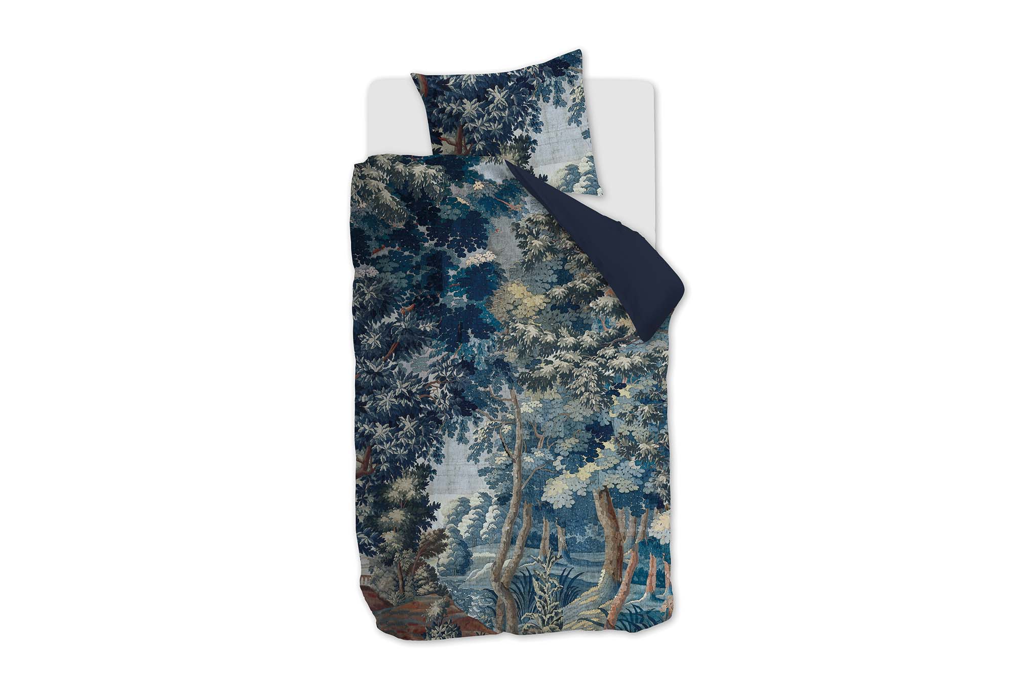 At Home by Beddinghouse From Afar Dekbedovertrek Blue | Swiss Sense product afbeelding