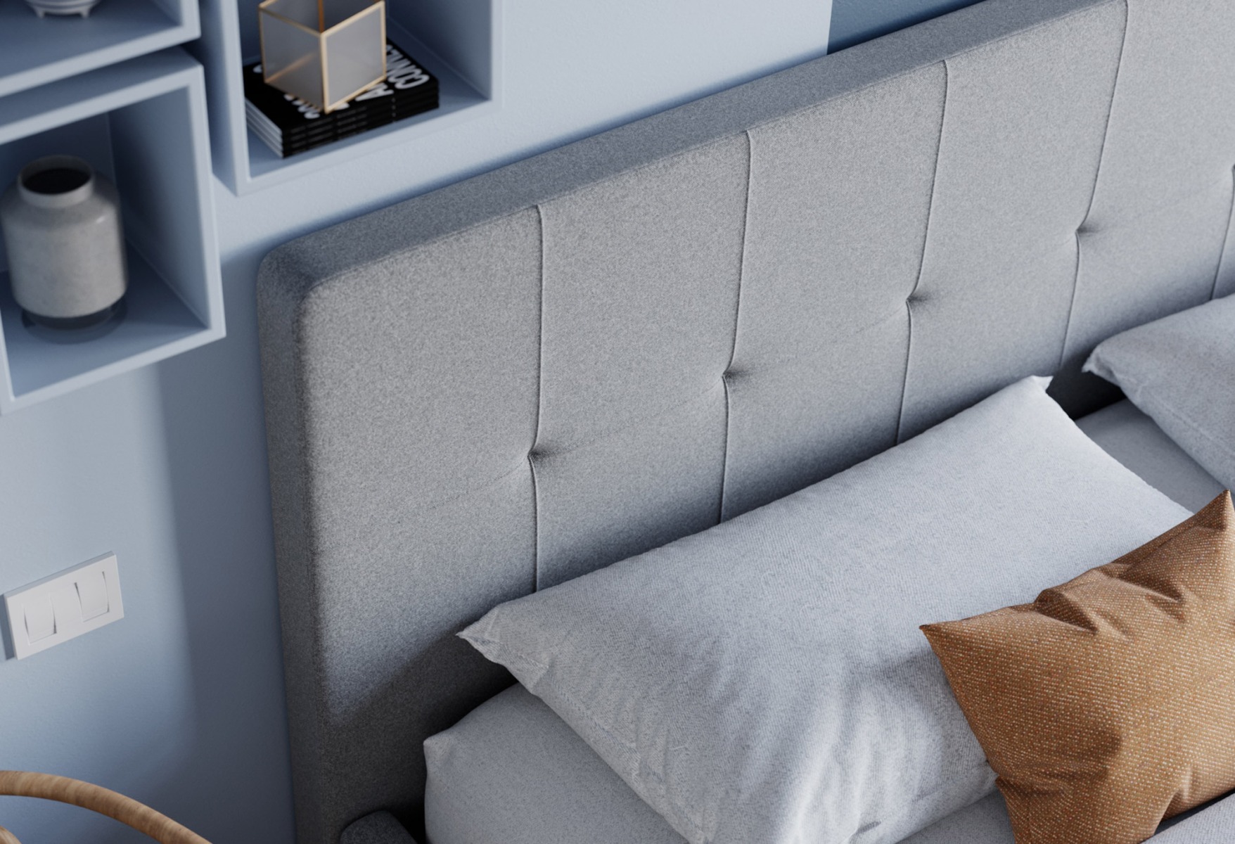 Gestoffeerd Bedframe Online-Only Dream Galaxy | Swiss Sense product afbeelding