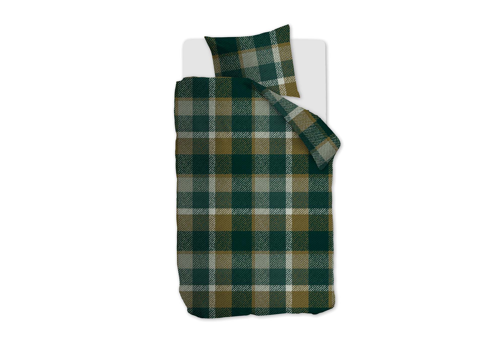 Beddinghouse Marnix Dekbedovertrek Green | Swiss Sense product afbeelding