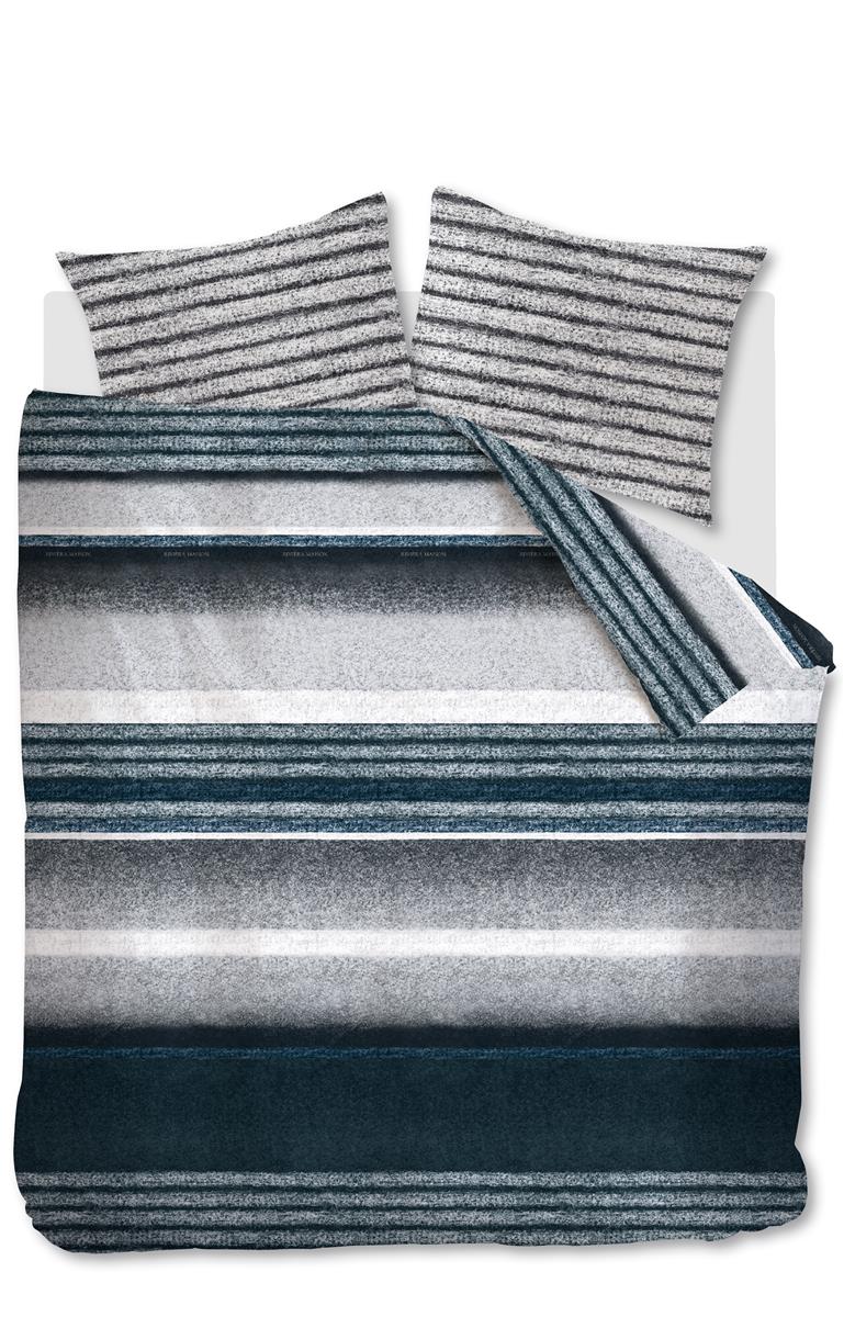 Riviera Maison Mohair Dekbedovertrek Blue | Swiss Sense product afbeelding