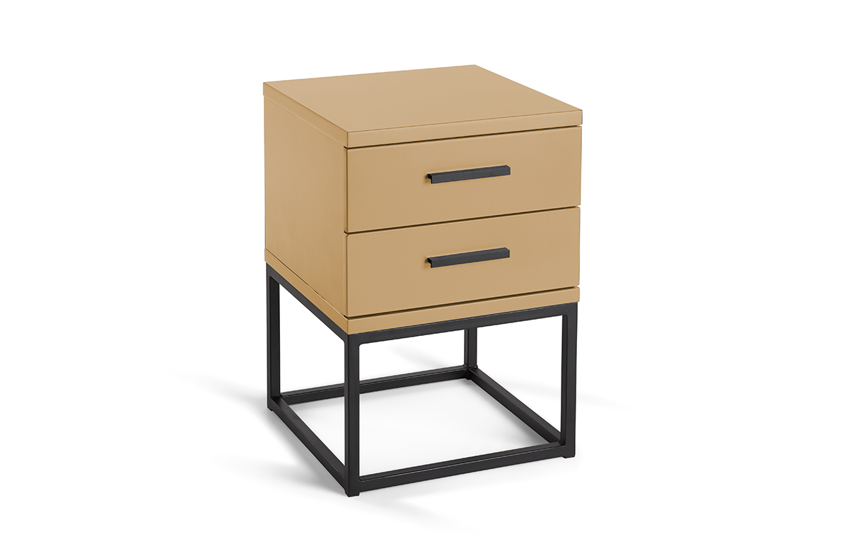 Nachtkast Cube Taupe | Swiss Sense product afbeelding