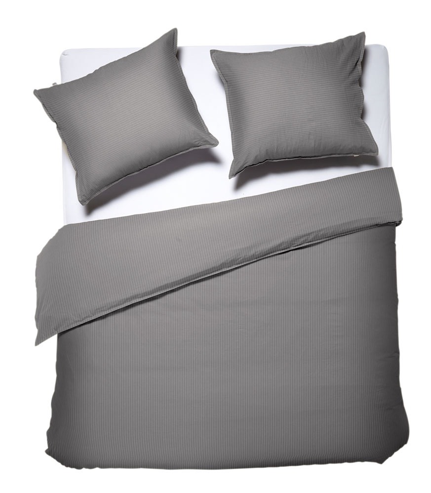 Dixxius Natural Dekbedovertrek Anthracite | Swiss Sense product afbeelding