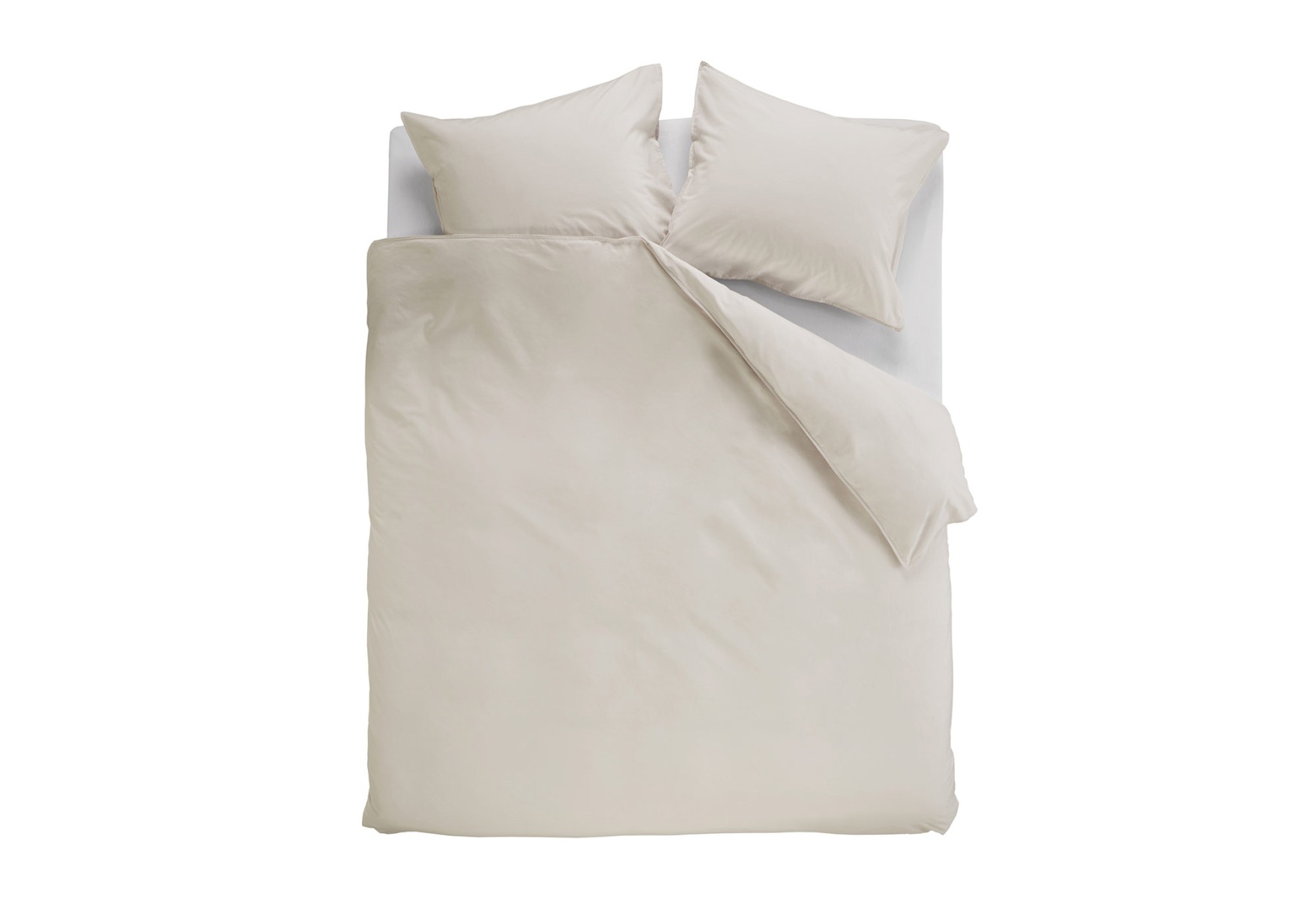 Beddinghouse Basic Gots Dekbedovertrek Sand | Swiss Sense product afbeelding