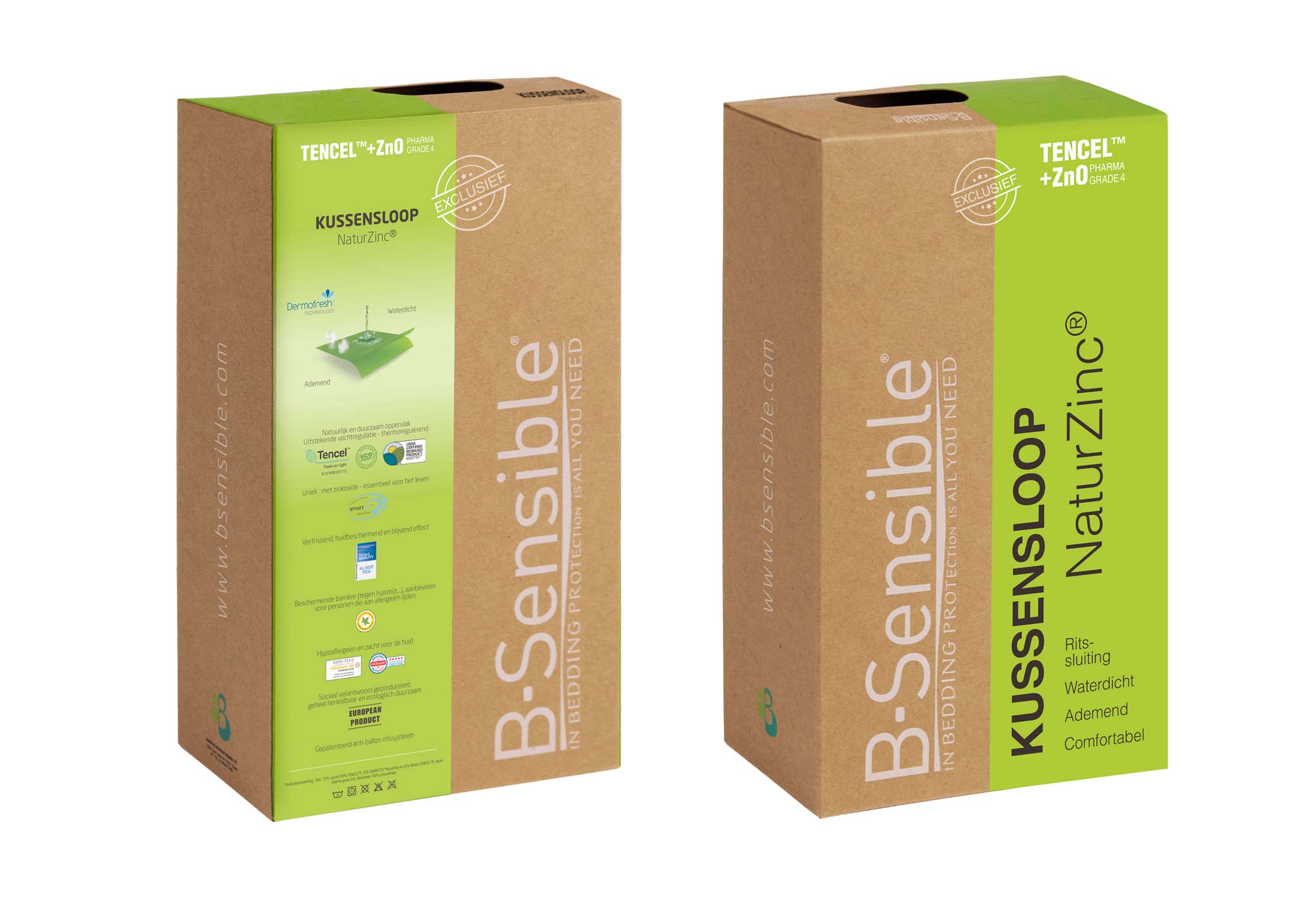 B-Sensible Waterdichte Beschermer Kussensloop | Swiss Sense product afbeelding