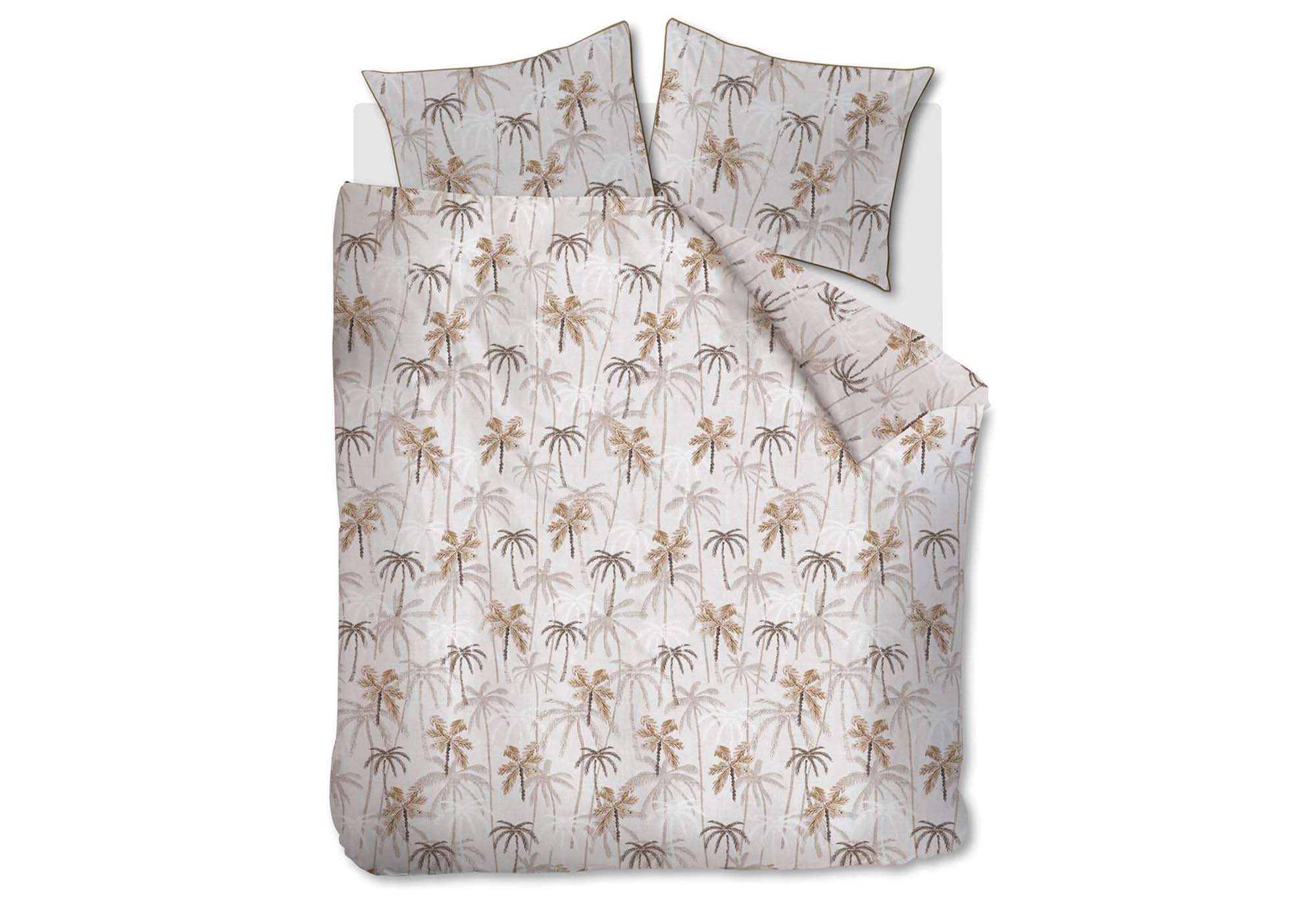 Riviera Maison Palm Parade Dekbedovertrek Sand | Swiss Sense product afbeelding