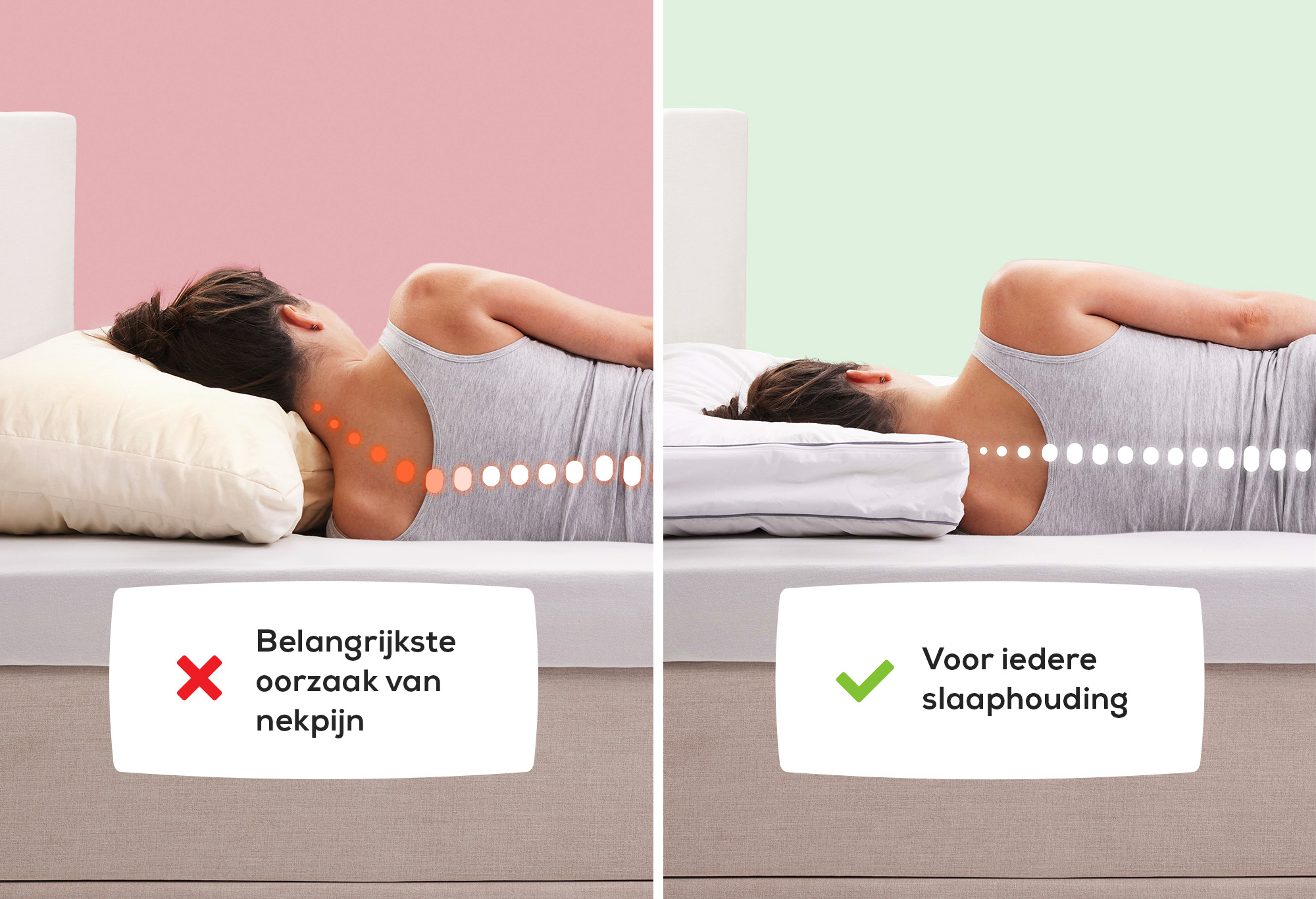 Aanpasbaar Hoofdkussen The Luxury Soft One | Swiss Sense