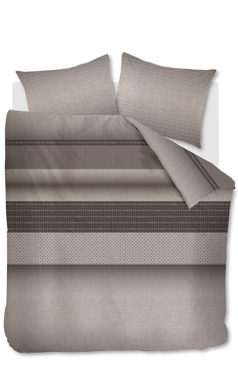 Riviera Maison Retrogade Dekbedovertrek Brown | Swiss Sense product afbeelding