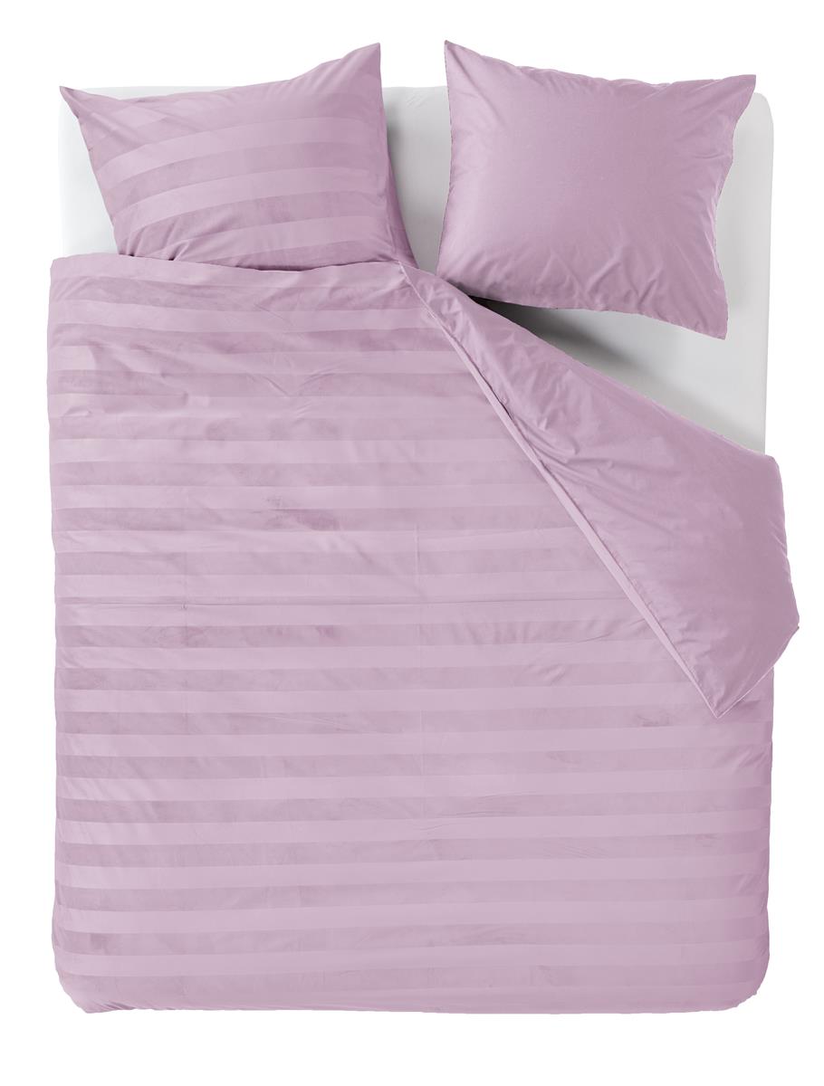 At Home by Beddinghouse Soft Shine Dekbedovertrek Lila | Swiss Sense product afbeelding