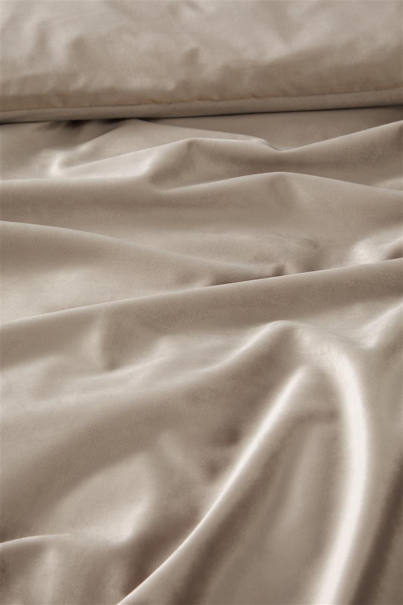 At Home by Beddinghouse Tender Dekbedovertrek - Fluweel - 240x200/220 cm - Blauw