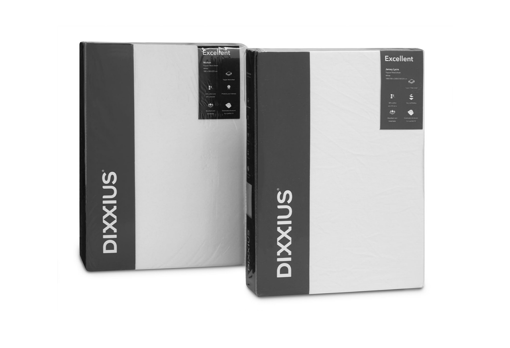 Dixxius Hoeslaken&Molton Excellent Combi - Topper | Swiss Sense product afbeelding