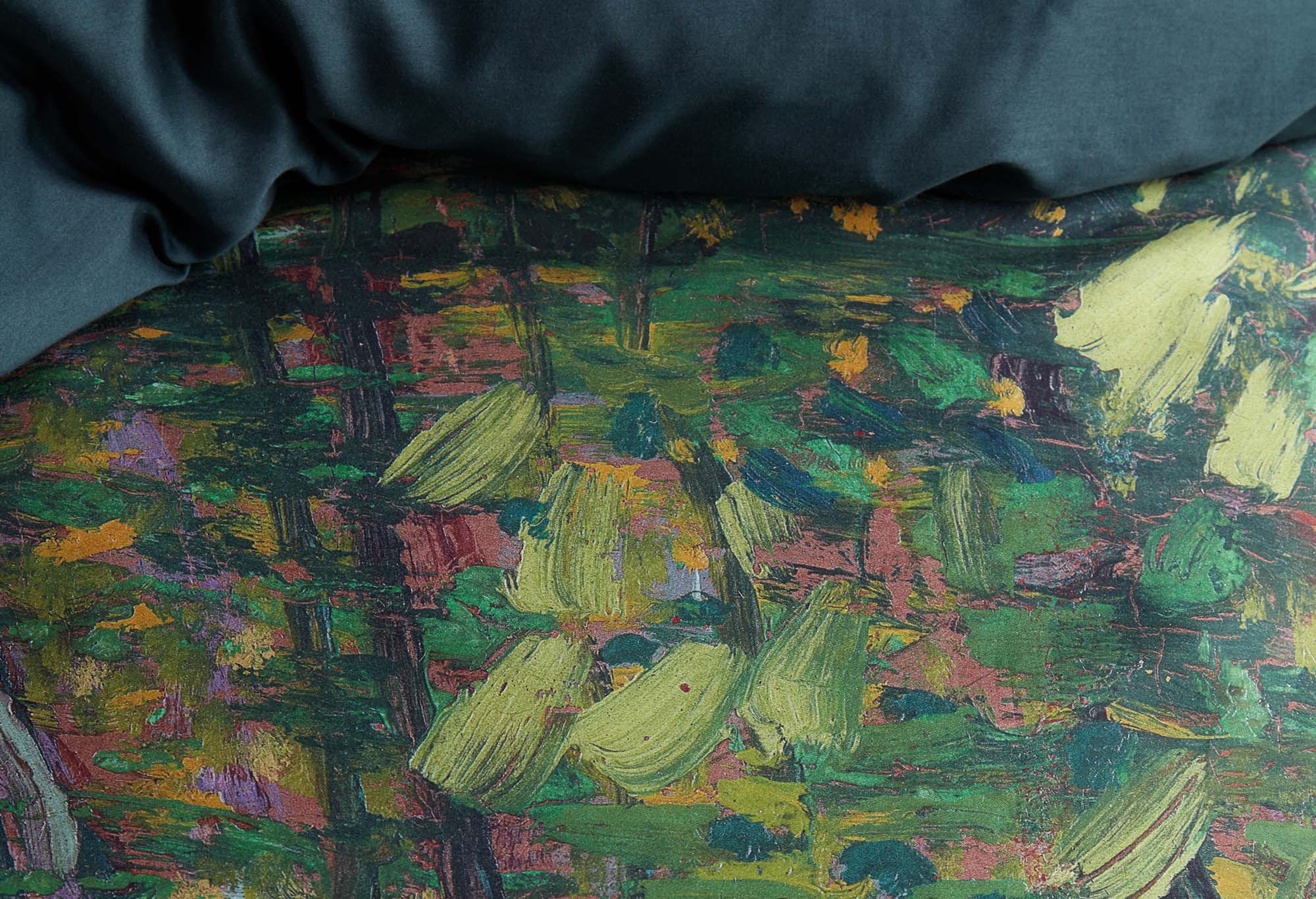 Van Gogh Trees Dekbedovertrek Green | Swiss Sense