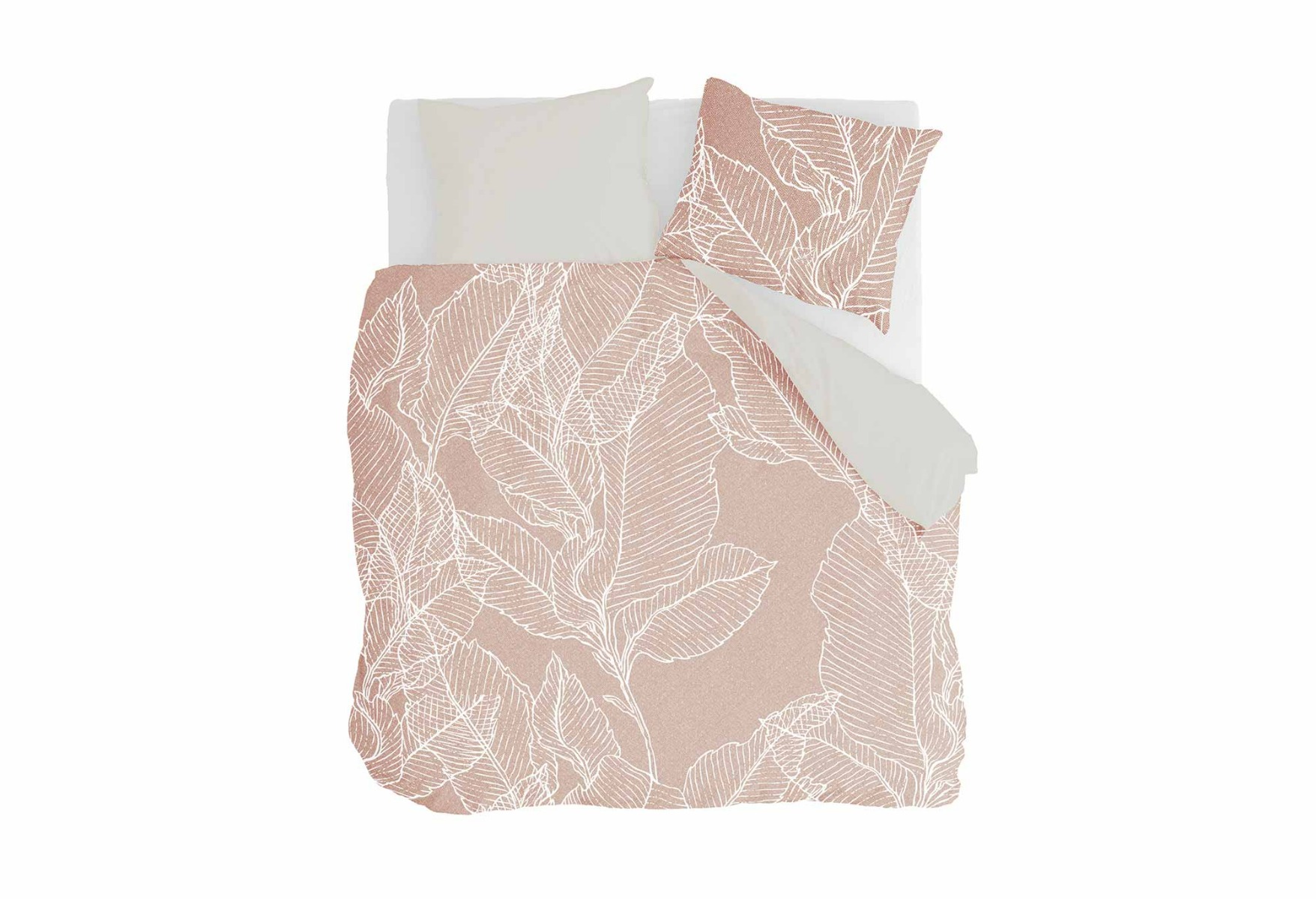 Walra Leaves&Trees Dekbedovertrek Cognac | Swiss Sense product afbeelding
