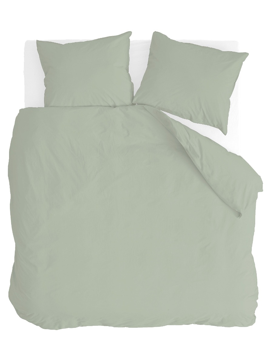 Walra Natural Mix Dekbedovertrek Jade Green product afbeelding