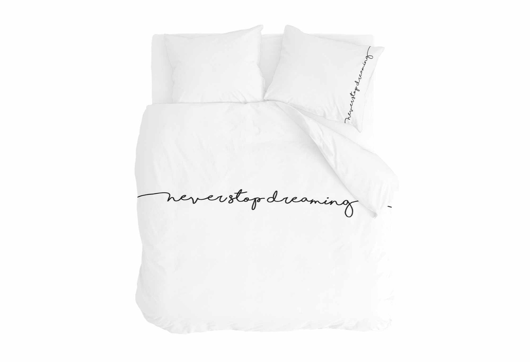 Walra Never Stop Dreaming Dekbedovertrek White product afbeelding